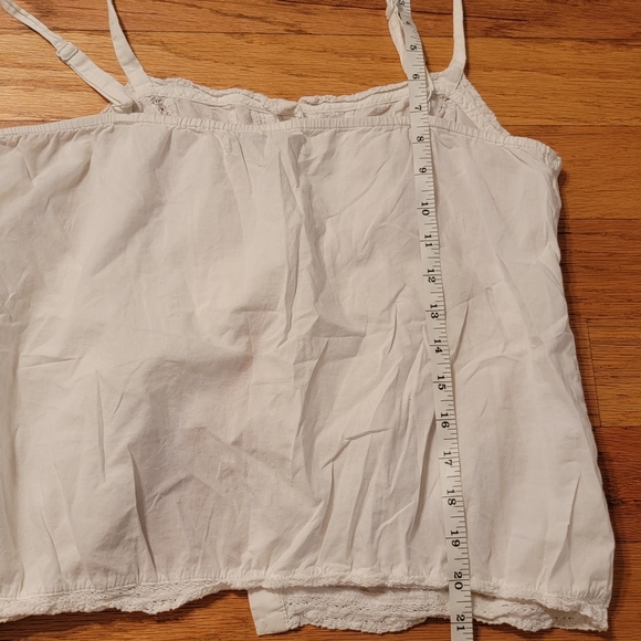 White button front lacey camisole - Picture 8 of 8